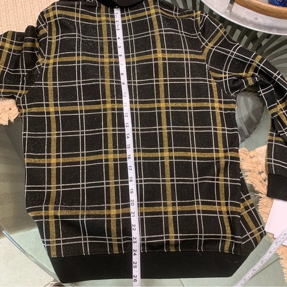 Metallic EB cardigan sweater. - Picture 7 of 12